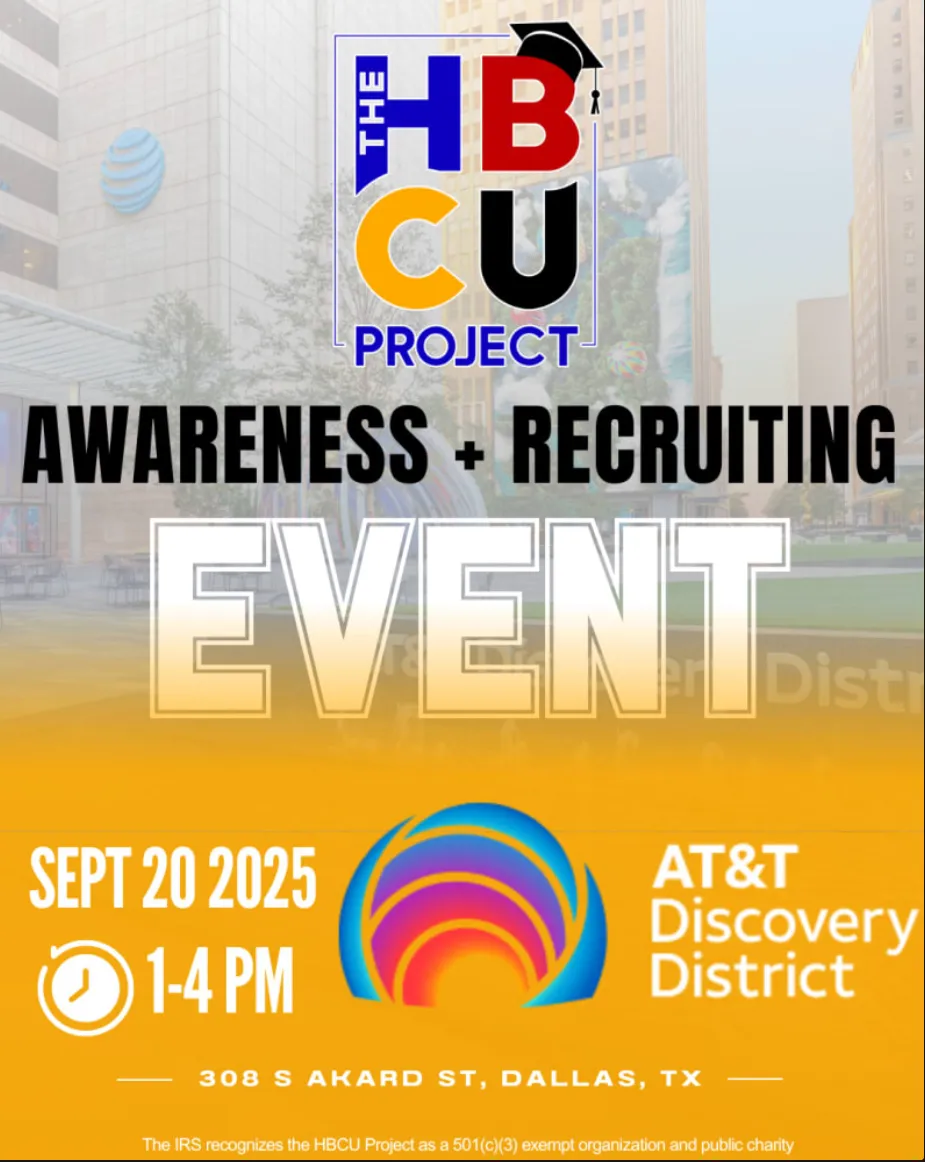 Flyer: HBCU Awareness + Recruiting Event
