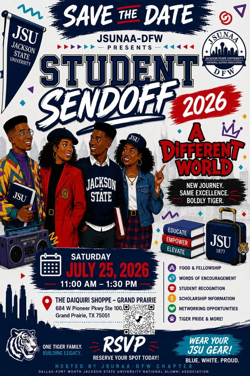 Flyer: Student Sendoff 2026: A Different World