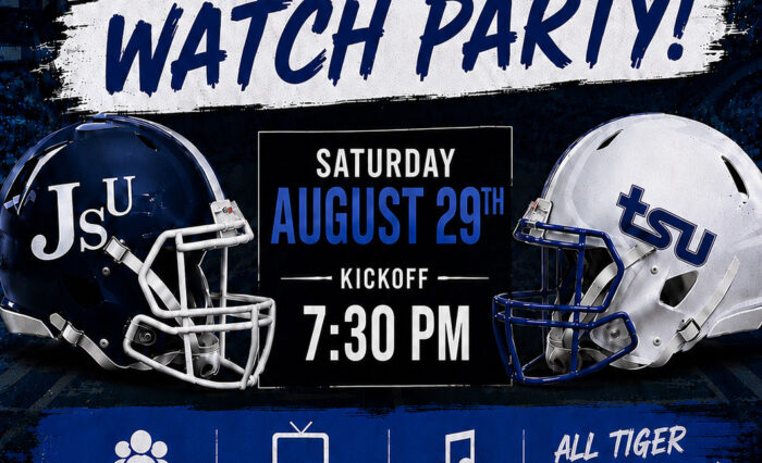 JSU vs TSU Watch Party Flyer